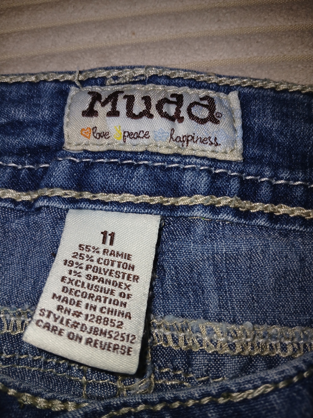 Mudd Blue Denim Women Shorts